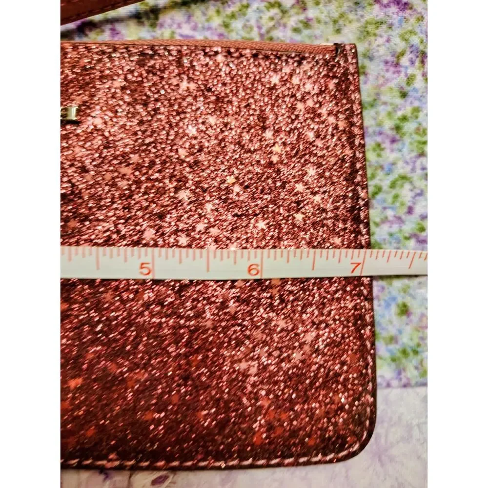 NWT Coach Star Glitter Wristlet, OxBlood Red MSRP 85.00